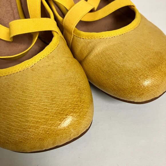 *USED* Miz Mooz DEB Wedge Ballet Flats! Size 8.5 (RUNS SMALL). Super cute!!! - Picture 4 of 9